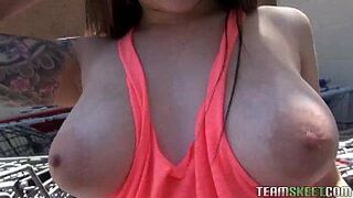 POVLife Hot big tits brunette teen Mika Sparx big cock POV hardcore sex - porn video