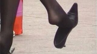 Shoe dangling Outside - porn video