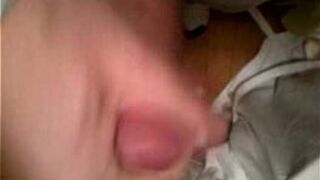 Jerking off and cumshot in ass pic - porn video