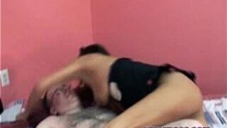 Brunette Rena takes some dick in her hot pussy - porn video