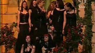 Gothic stockings girl - porn video