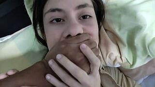 Fucking my stepsister in her uniform until she wakes up - porn video