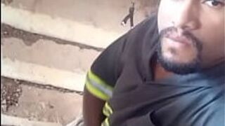 Worker masturbating hidden in construction - porn video